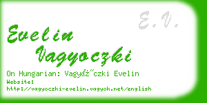 evelin vagyoczki business card